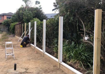 Residential fence sound barrier